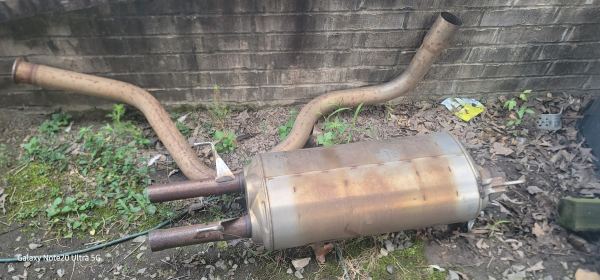 Toyota 5.7L original muffler and exhaust pipe