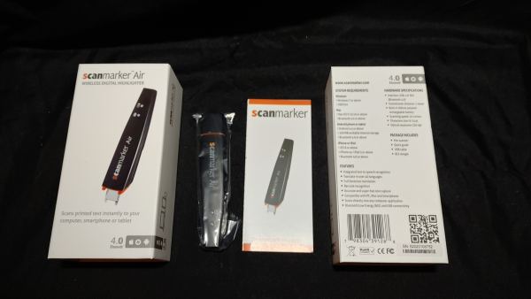 Scanmarker Air Wireless OCR Scanner Pen — New in Box